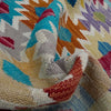 Handmade Multi Kilim Geometric 2x4 ft