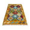 Handmade Multi Kilim Geometric 2x4 ft