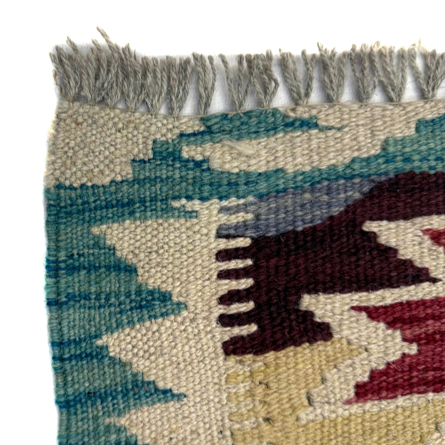 Handmade Multi Kilim Geometric 2x4 ft