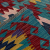 Handmade Multi Kilim Geometric 2x4 ft