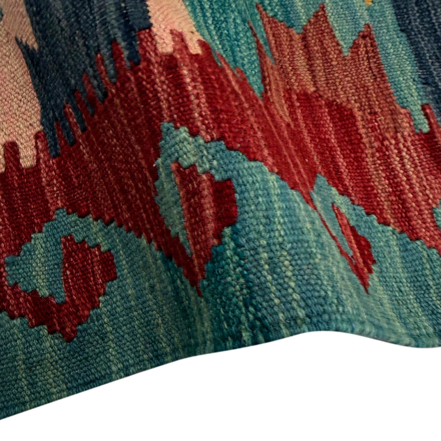 Handmade Multi Kilim Geometric 2x4 ft
