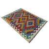 Handmade Multi Kilim Geometric 2x4 ft