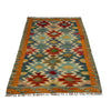 Handmade Multi Kilim Geometric 2x4 ft