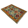 Handmade Multi Kilim Geometric 2x4 ft