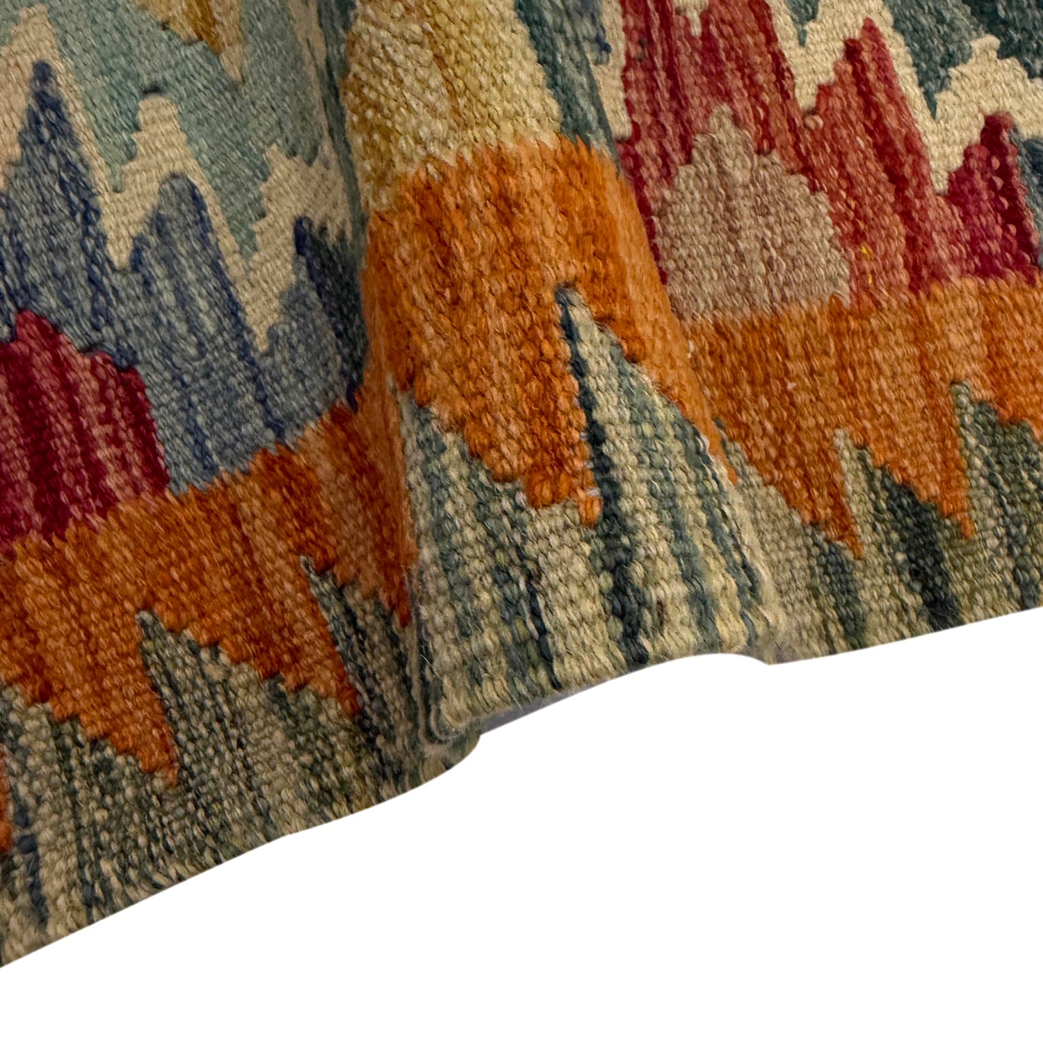 Handmade Multi Kilim Geometric 2x4 ft