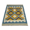 Handmade Multi Kilim Geometric 2x4 ft