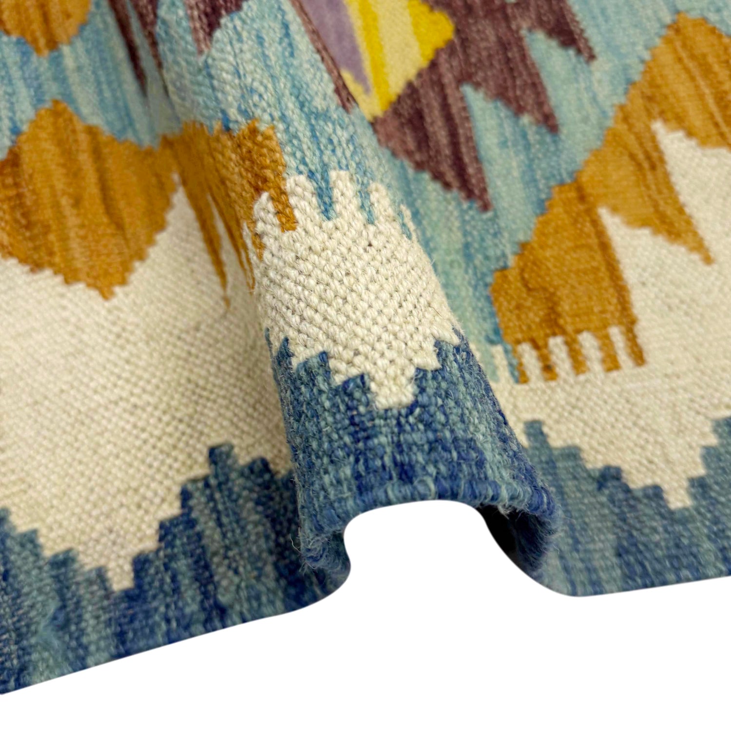 Handmade Multi Kilim Geometric 2x4 ft