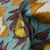 Handmade Multi Kilim Geometric 2x4 ft