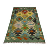 Handmade Multi Kilim Geometric 2x4 ft