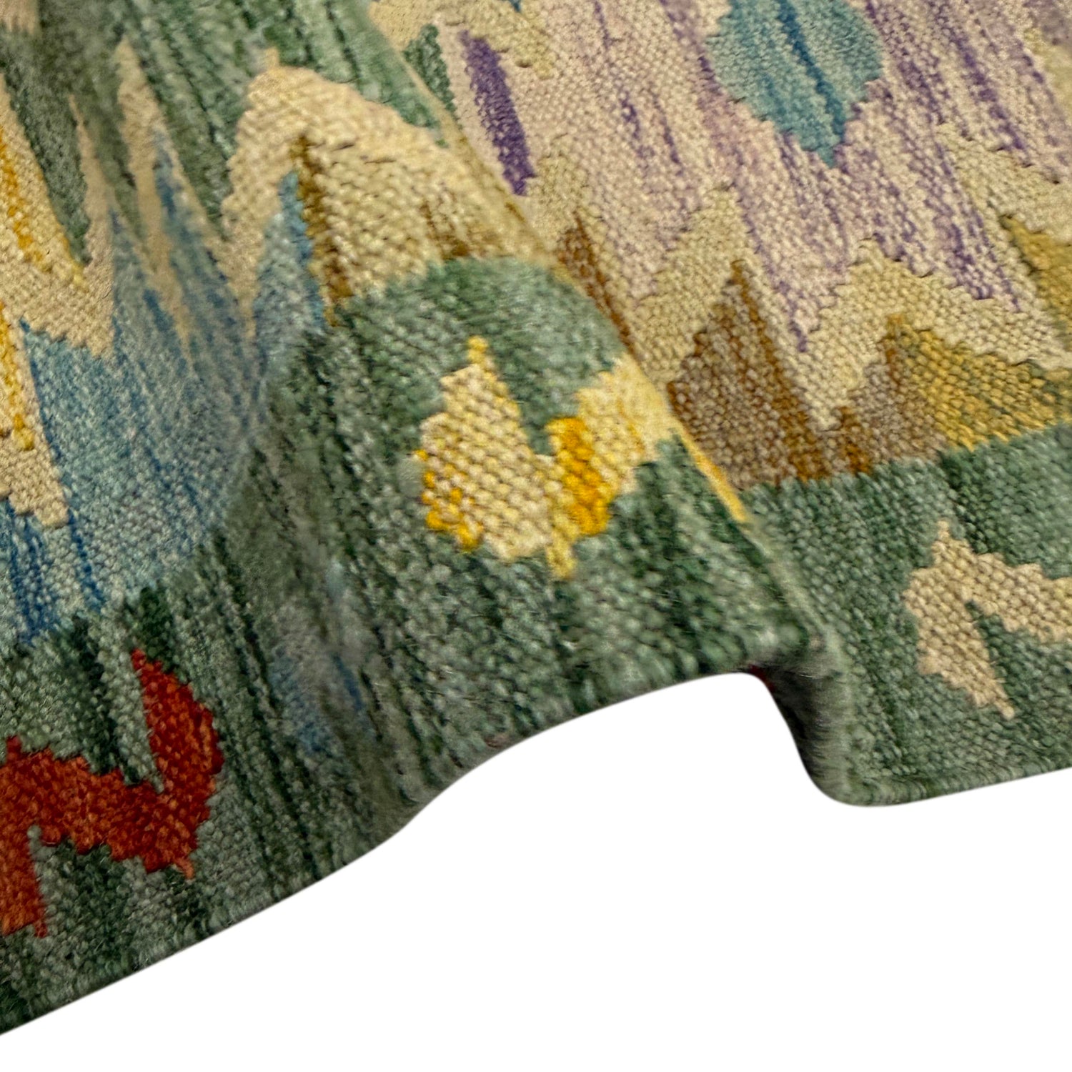 Handmade Multi Kilim Geometric 2x4 ft