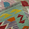 Handmade Multi Kilim Geometric 2x4 ft