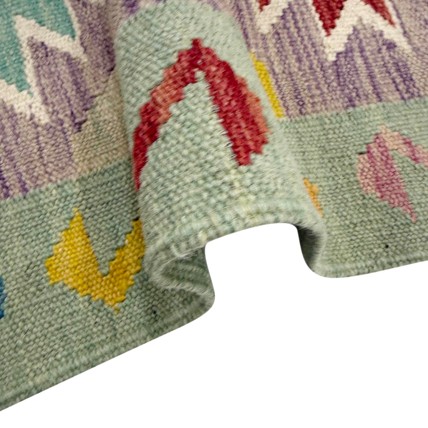 Handmade Multi Kilim Geometric 2x4 ft