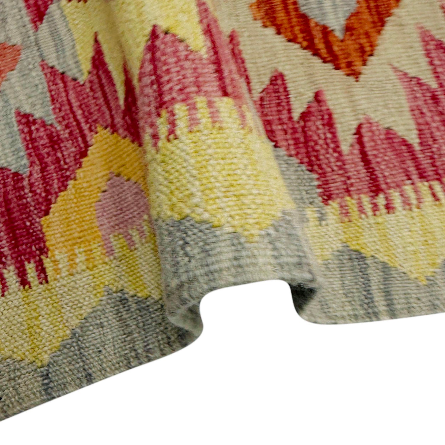Handmade Multi Kilim Geometric 2x4 ft