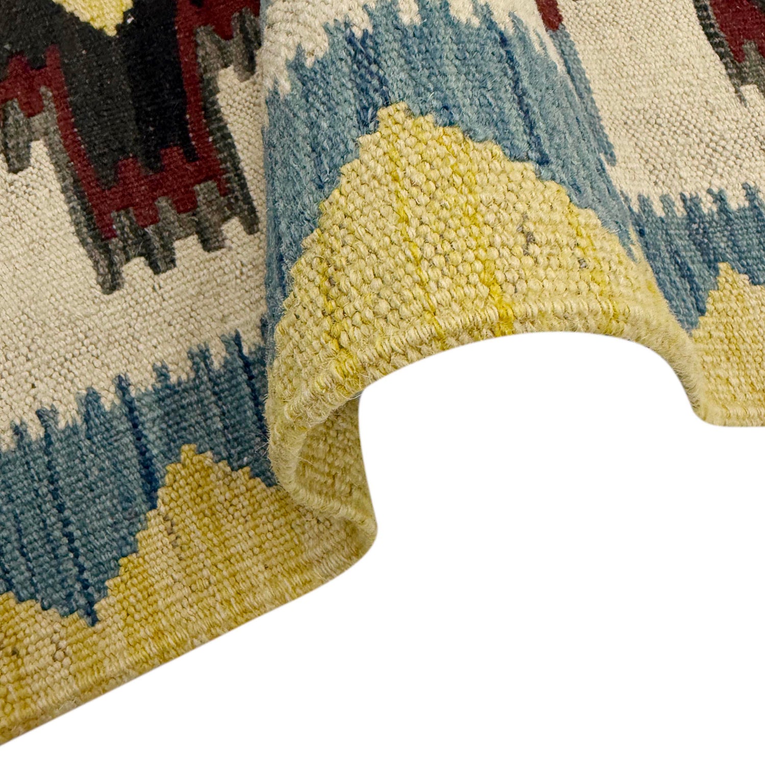 Handmade Multi Kilim Geometric 2x4 ft