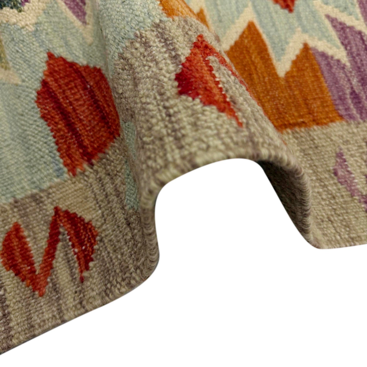 Handmade Multi Kilim Geometric 2x4 ft