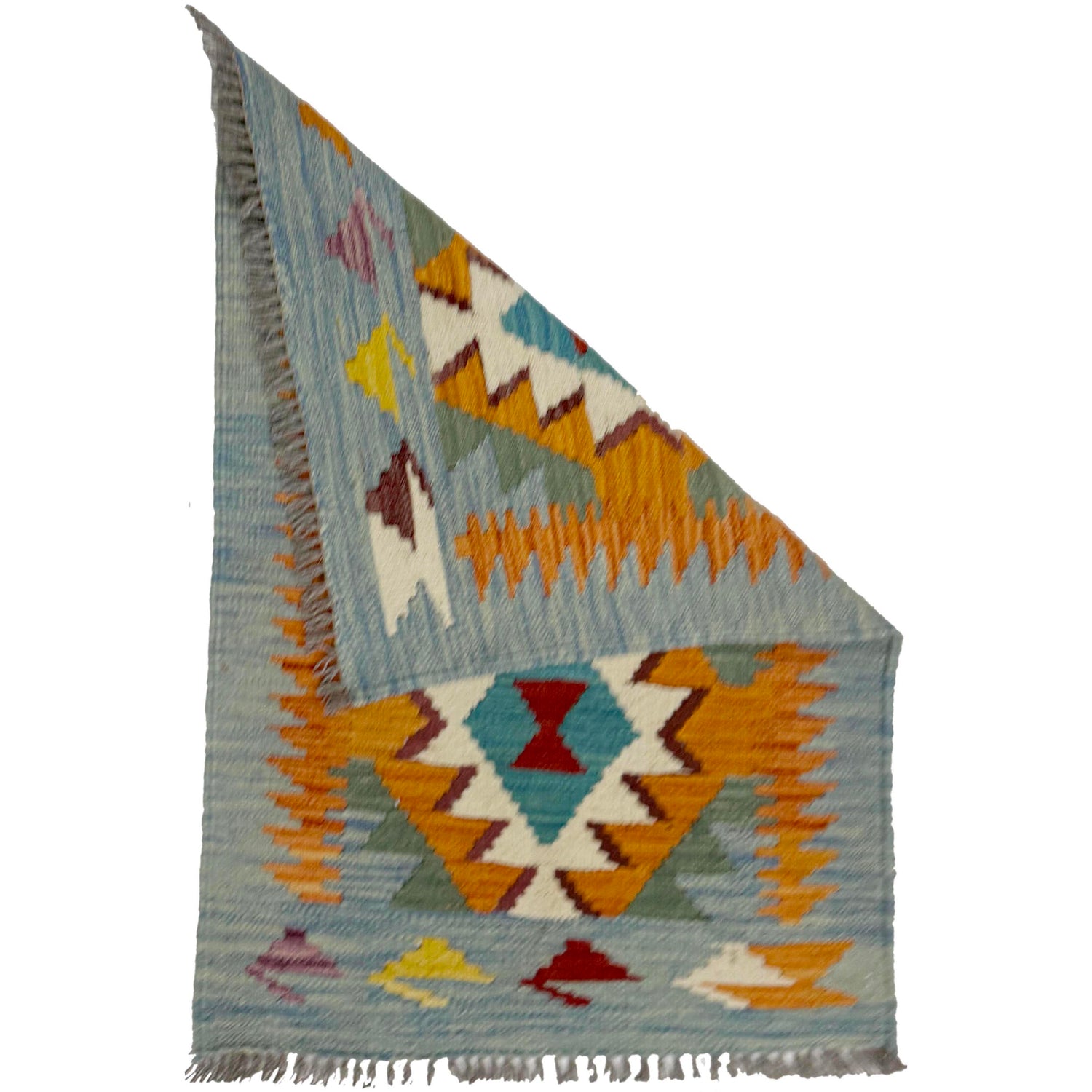 Handmade Multi Kilim Geometric 2x3 ft