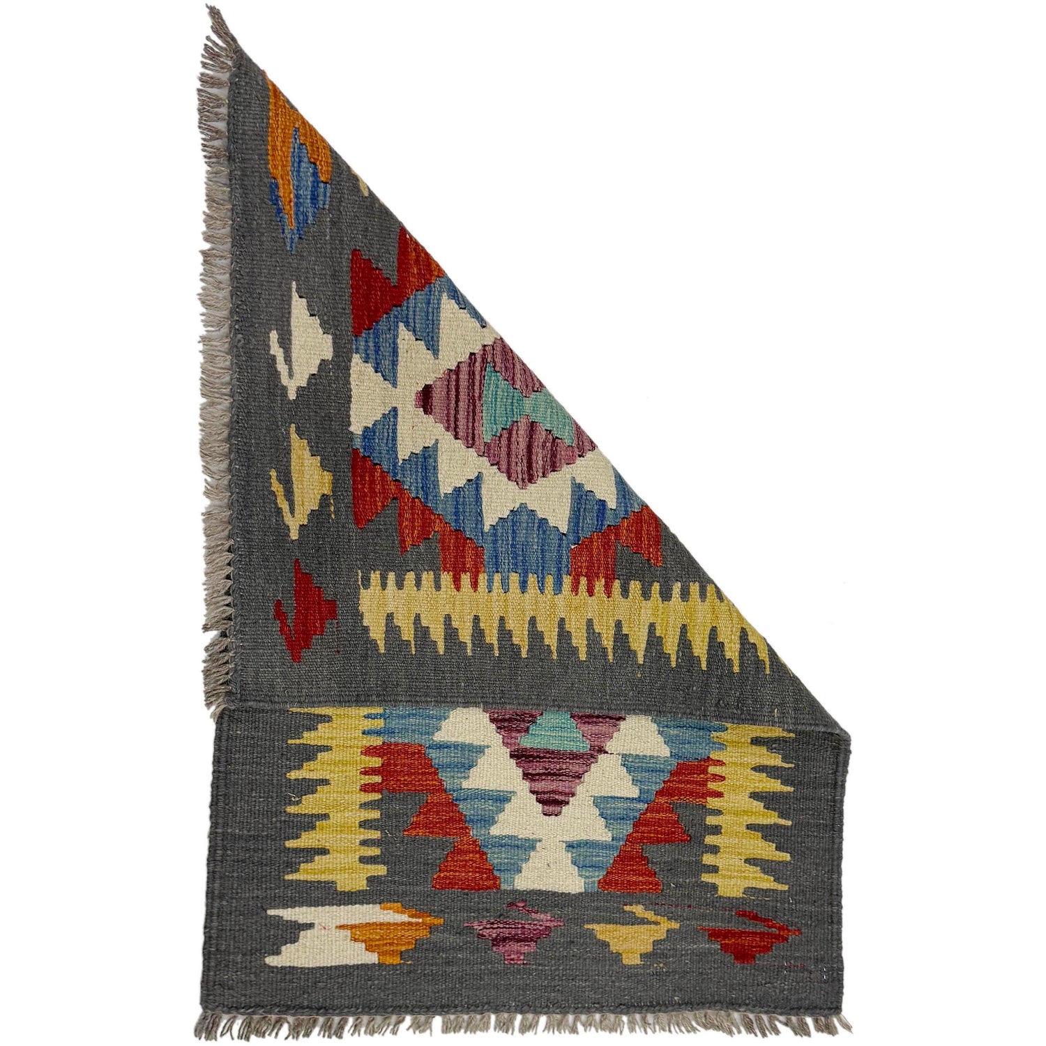 Handmade Multi Kilim Geometric 2x3 ft