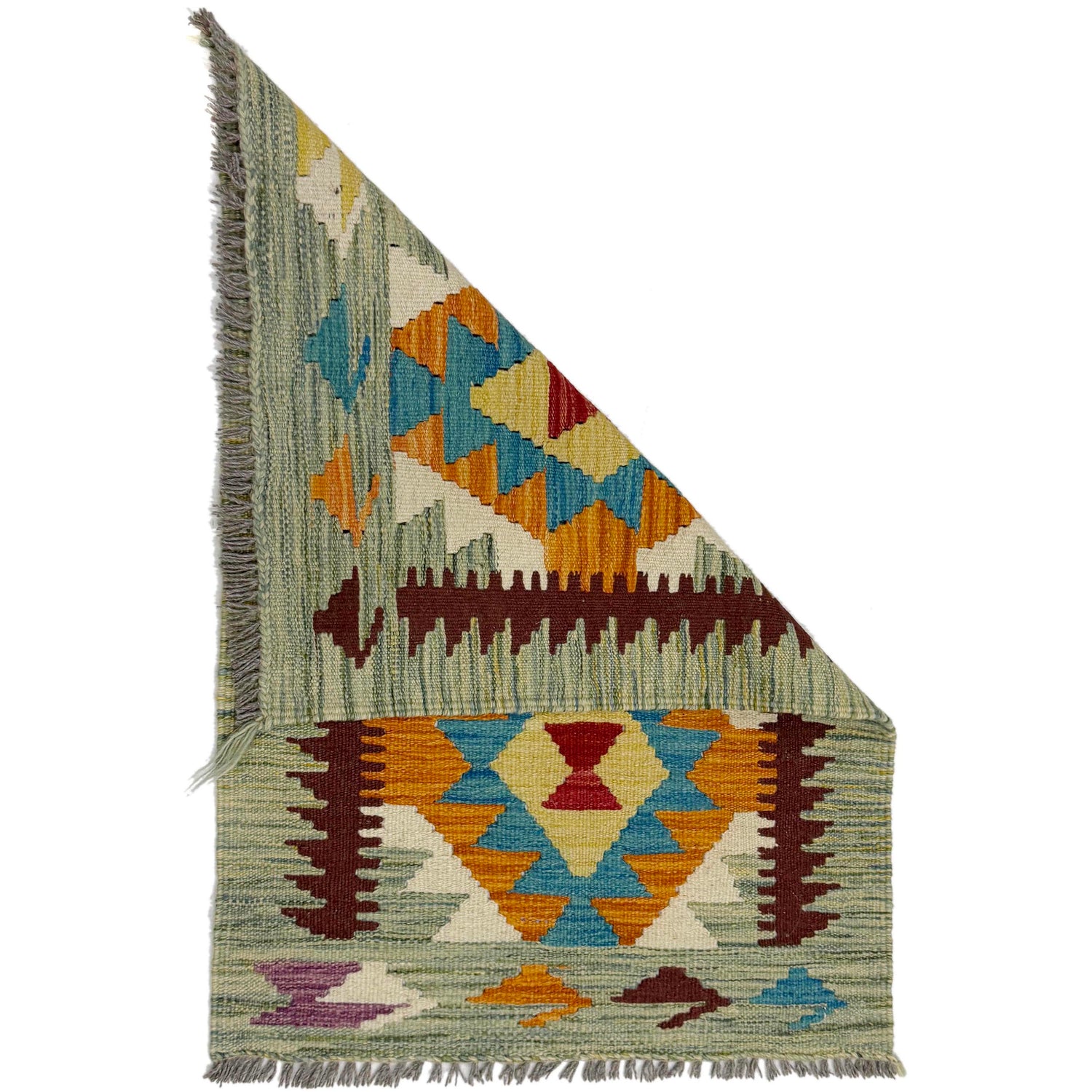 Handmade Multi Kilim Geometric 2x3 ft