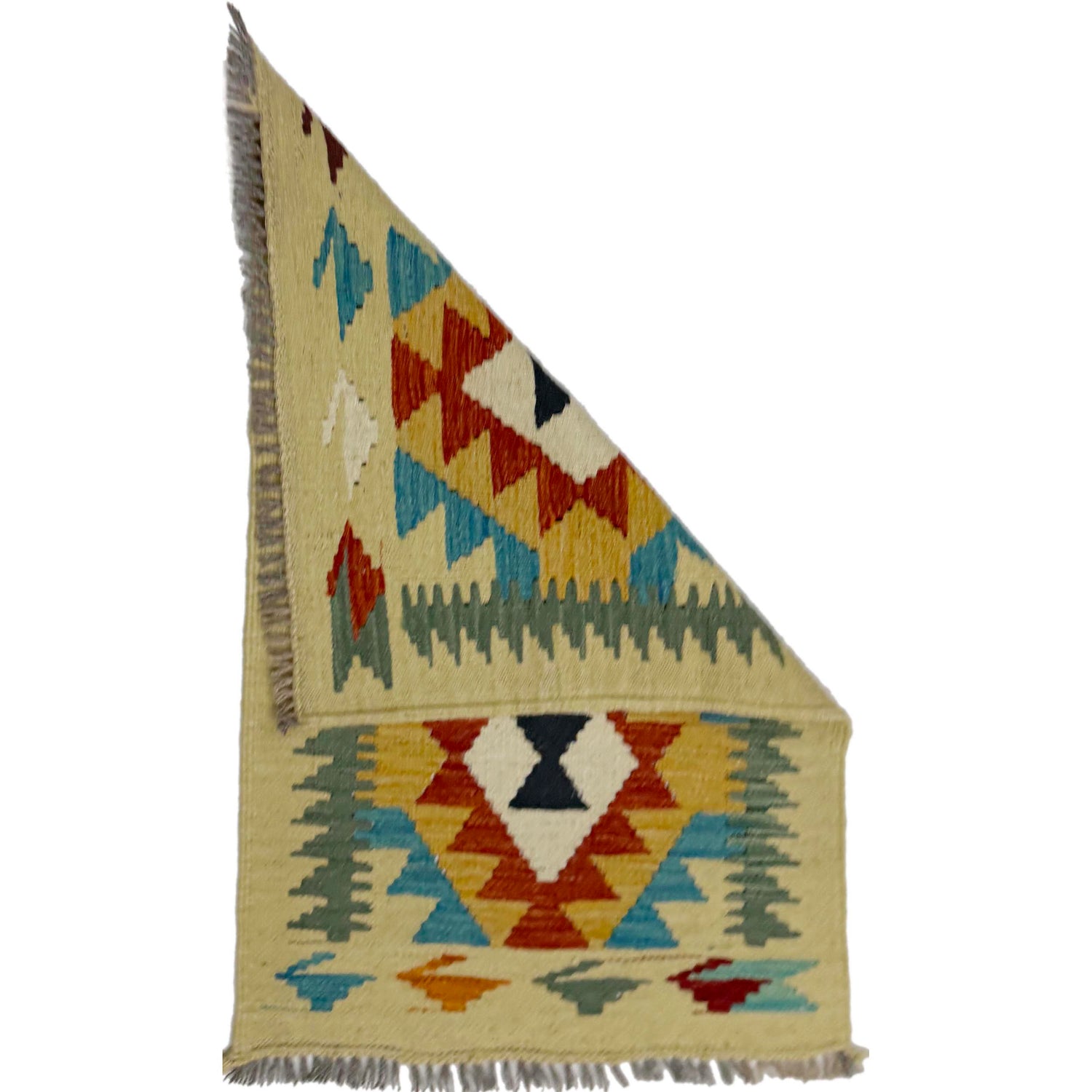 Handmade Multi Kilim Geometric 2x3 ft