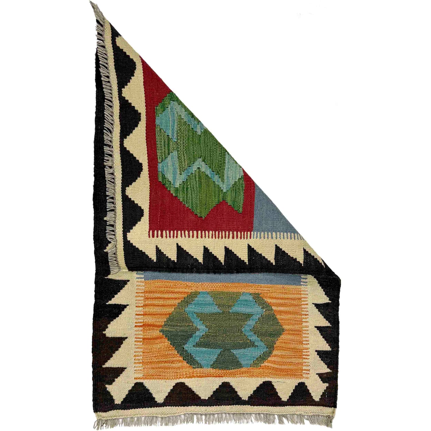 Handmade Multi Kilim Geometric 2x3 ft