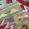 Handmade Multi Kilim Geometric 2x4 ft