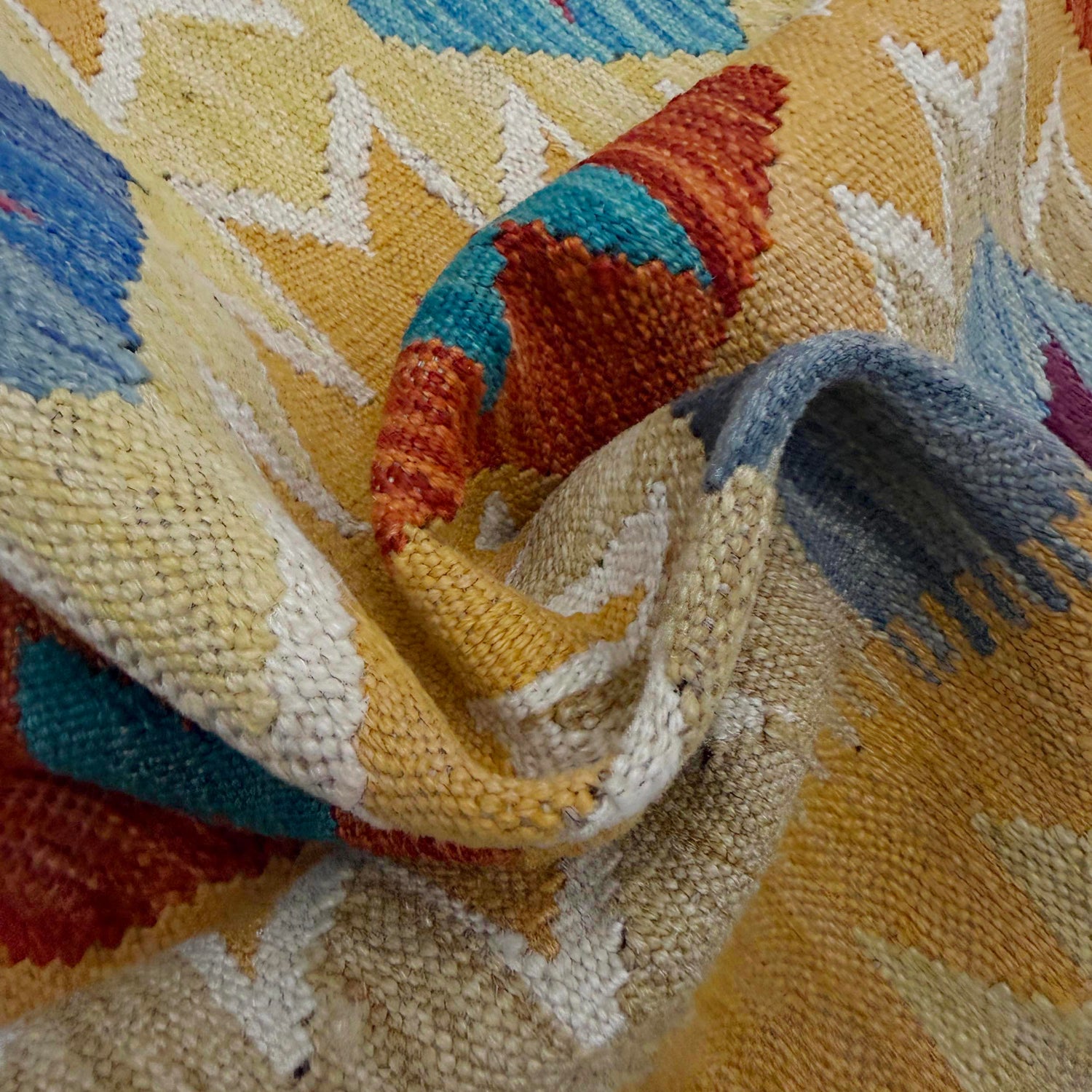 Handmade Multi Kilim Geometric 3x5 ft