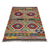 Handmade Multi Kilim Geometric 3x5 ft