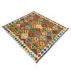 Handmade Multi Kilim Geometric 4x7 ft