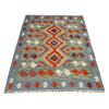 Handmade Multi Kilim Geometric 3x5 ft