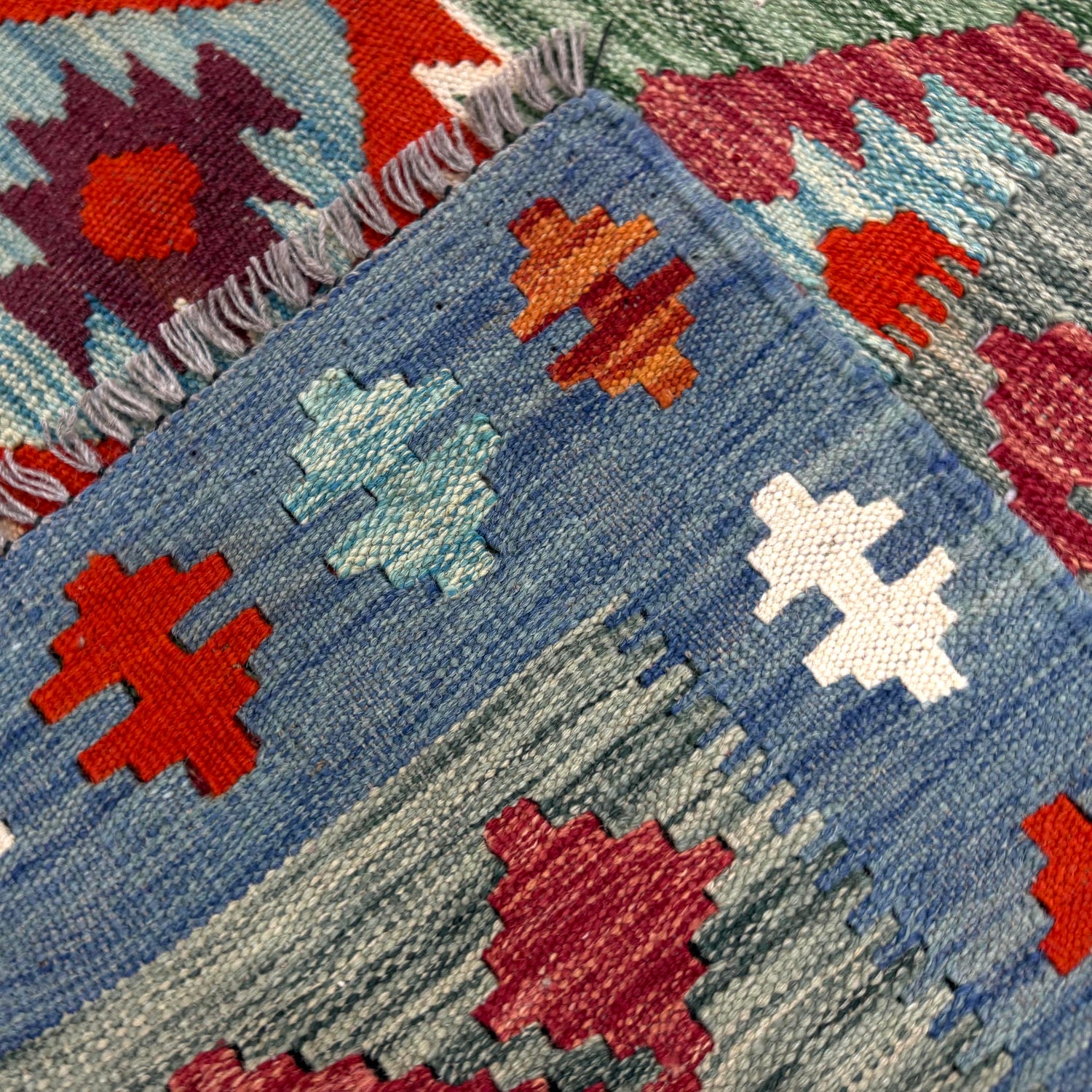 Handmade Multi Kilim Geometric 3x5 ft