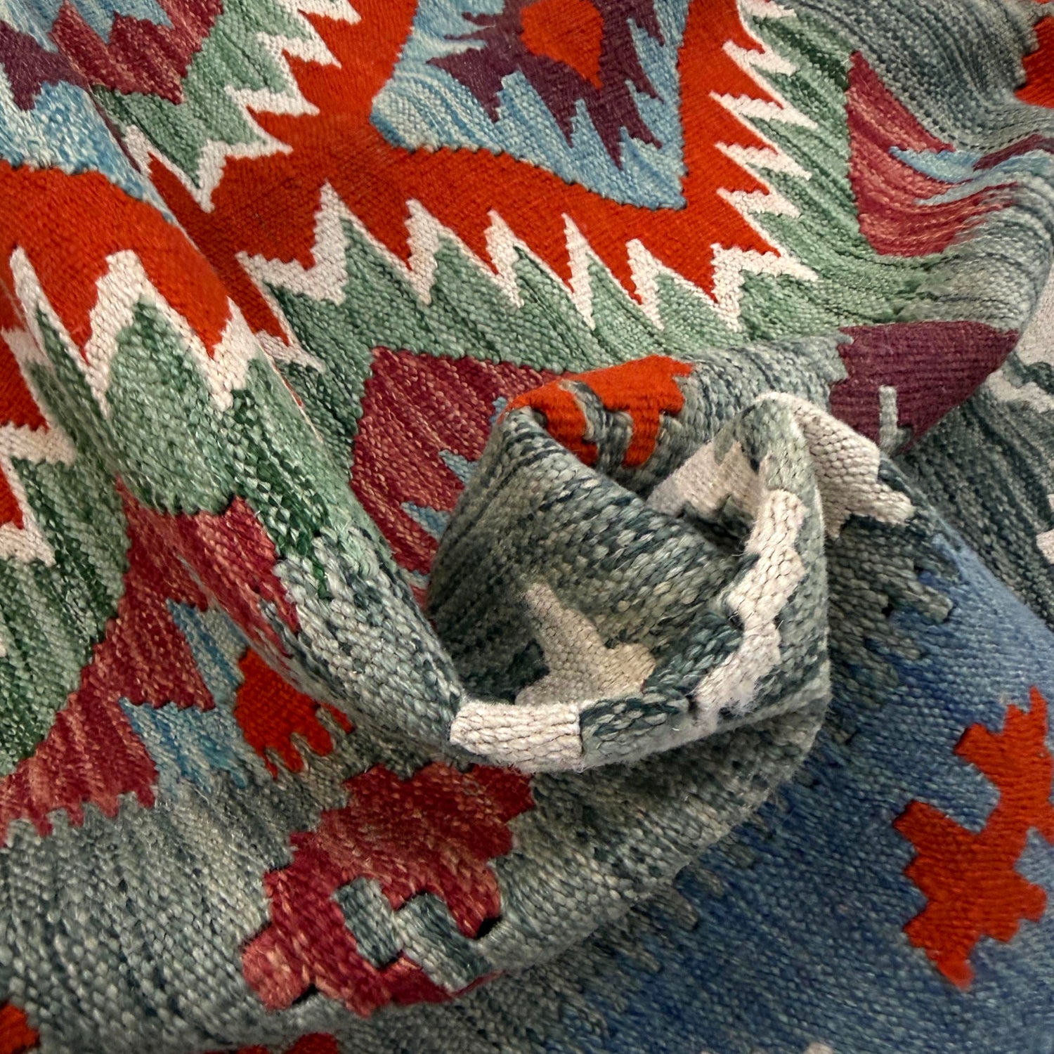 Handmade Multi Kilim Geometric 3x5 ft