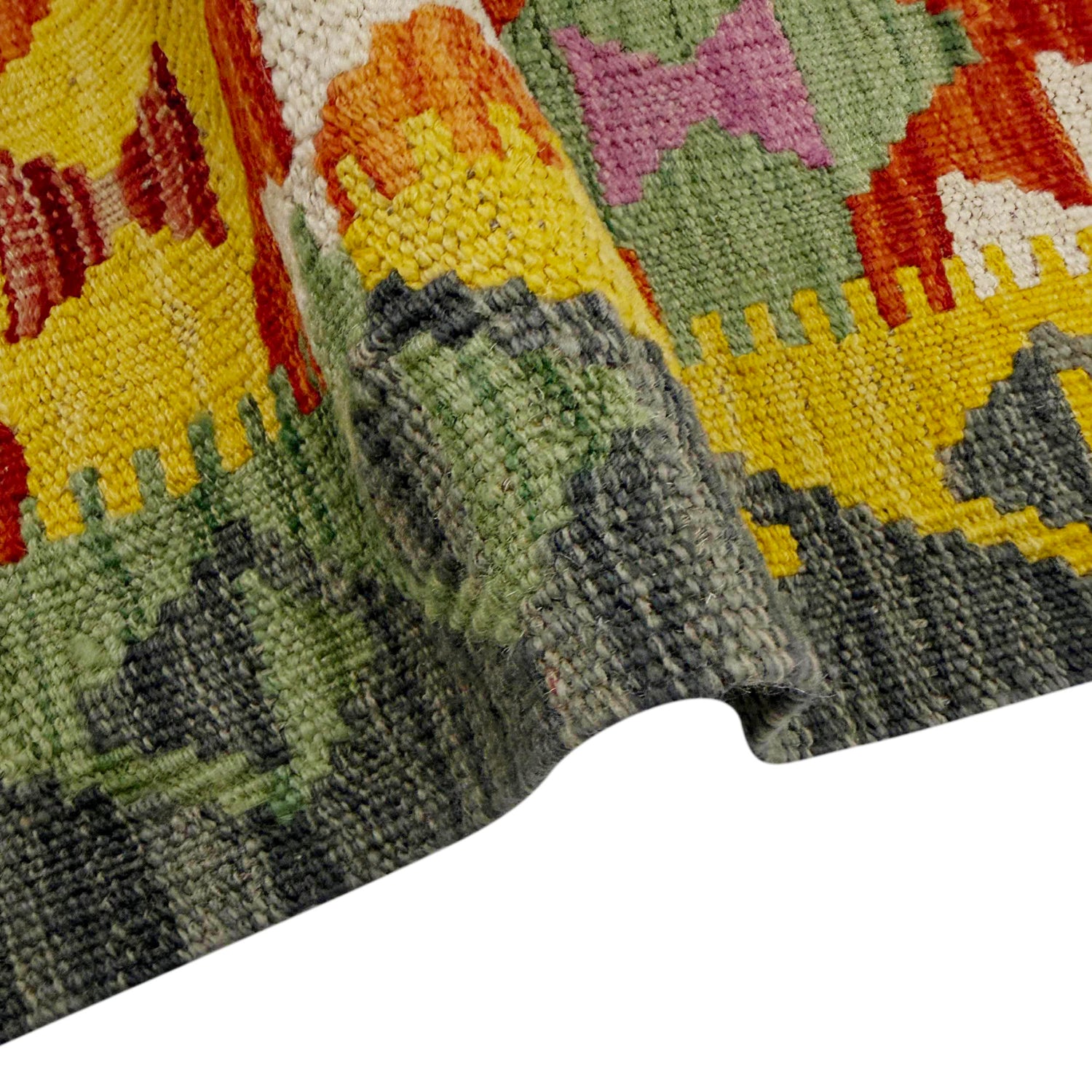 Handmade Multi Kilim Geometric 3x5 ft