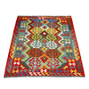 Handmade Multi Kilim Geometric 4x7 ft