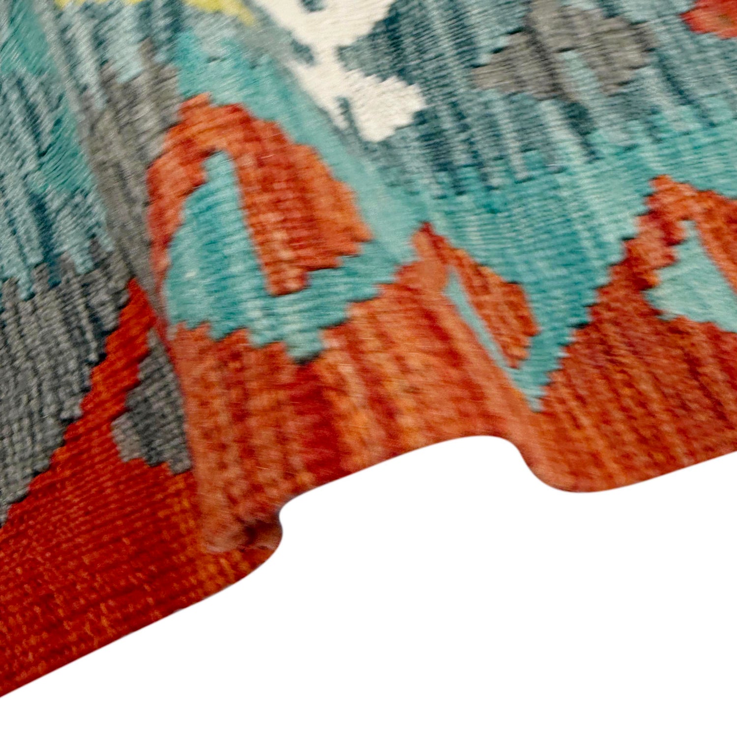 Handmade Multi Kilim Geometric 4x7 ft
