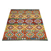 Handmade Multi Kilim Geometric 4x7 ft