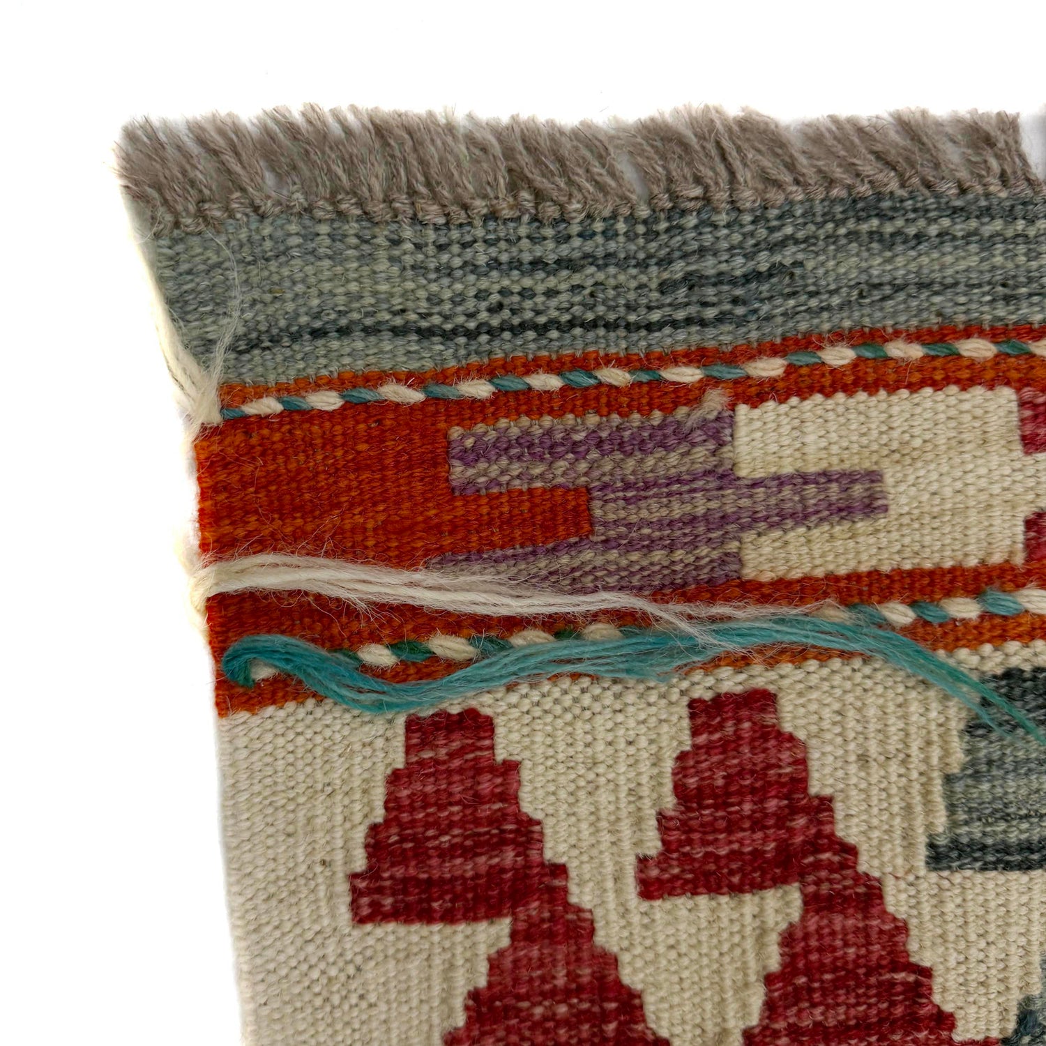 Handmade Multi Kilim Geometric 4x7 ft