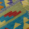 Handmade Multi Kilim Geometric 4x7 ft