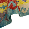 Handmade Multi Kilim Geometric 4x7 ft