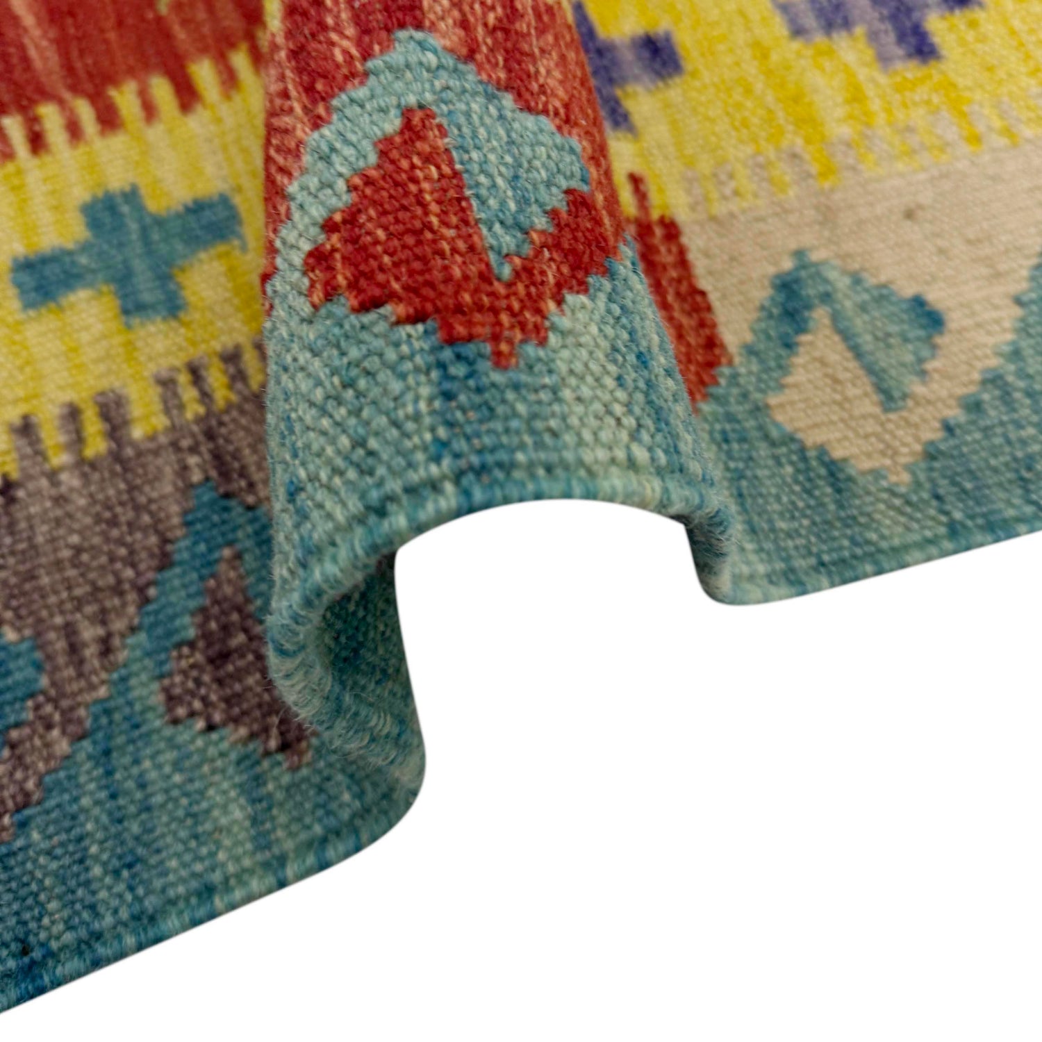 Handmade Multi Kilim Geometric 4x7 ft