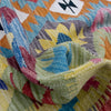 Handmade Multi Kilim Geometric 4x7 ft