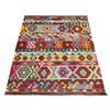 Handmade Multi Kilim Geometric 4x7 ft