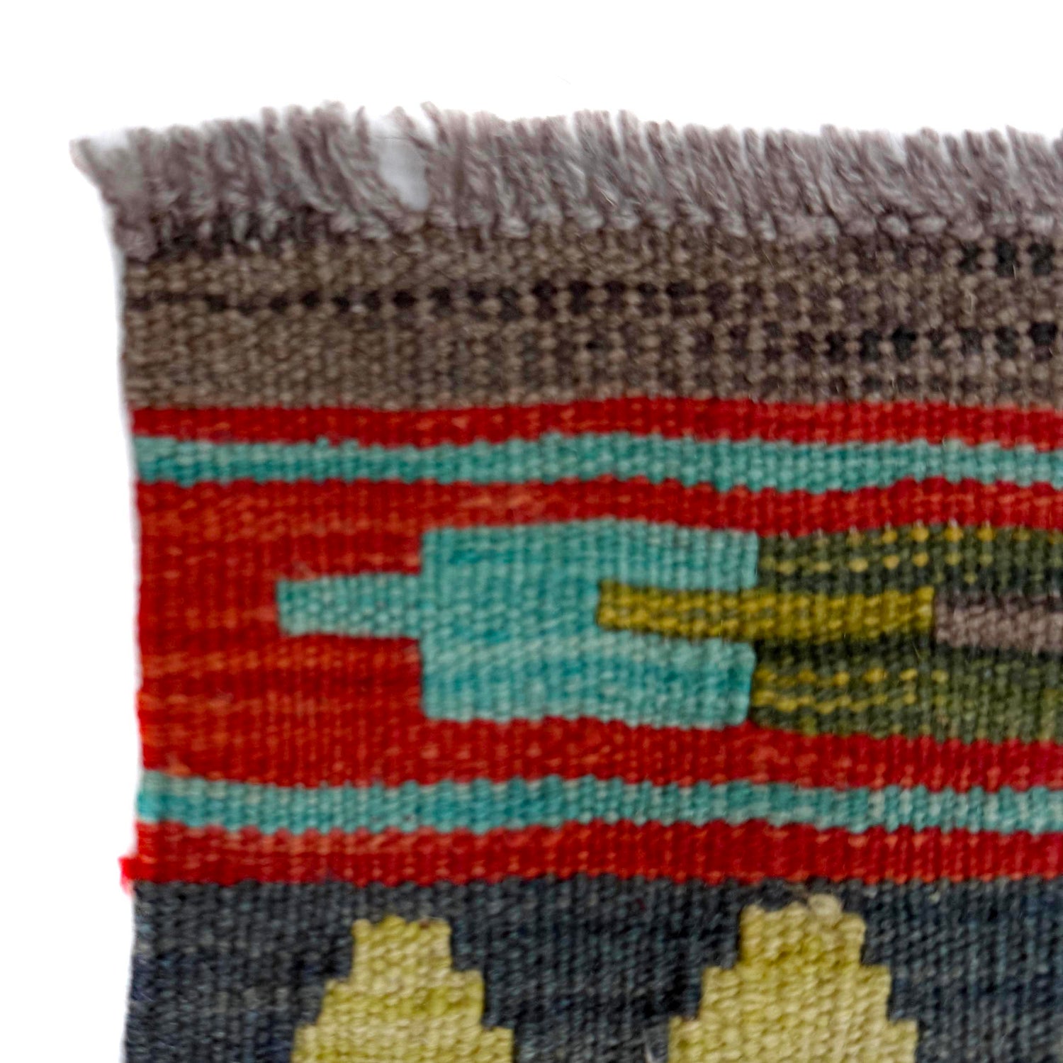 Handmade Multi Kilim Geometric 4x7 ft