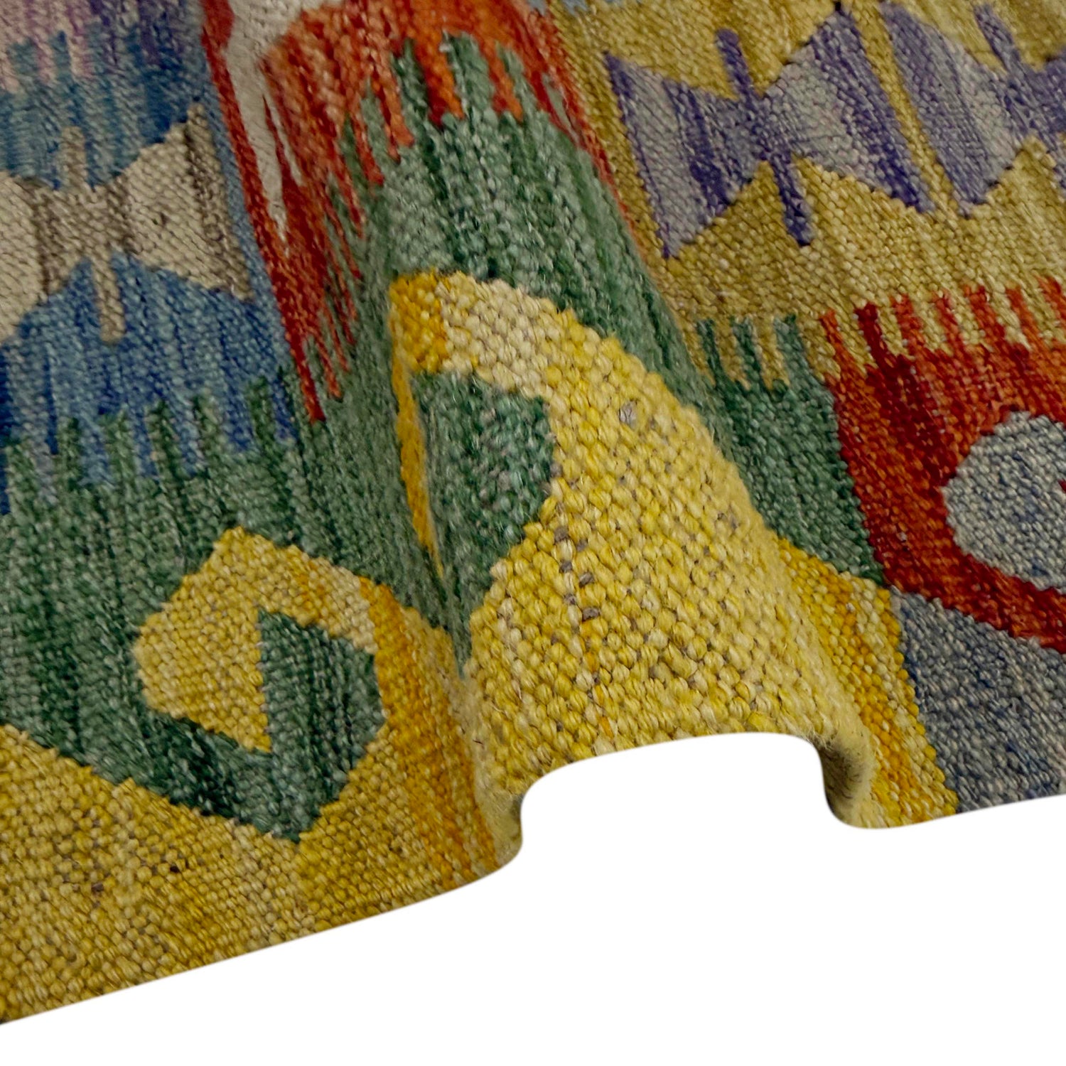 Handmade Multi Kilim Geometric 5x8 ft