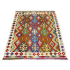 Handmade Multi Kilim Geometric 4x7 ft