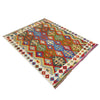 Handmade Multi Kilim Geometric 4x7 ft