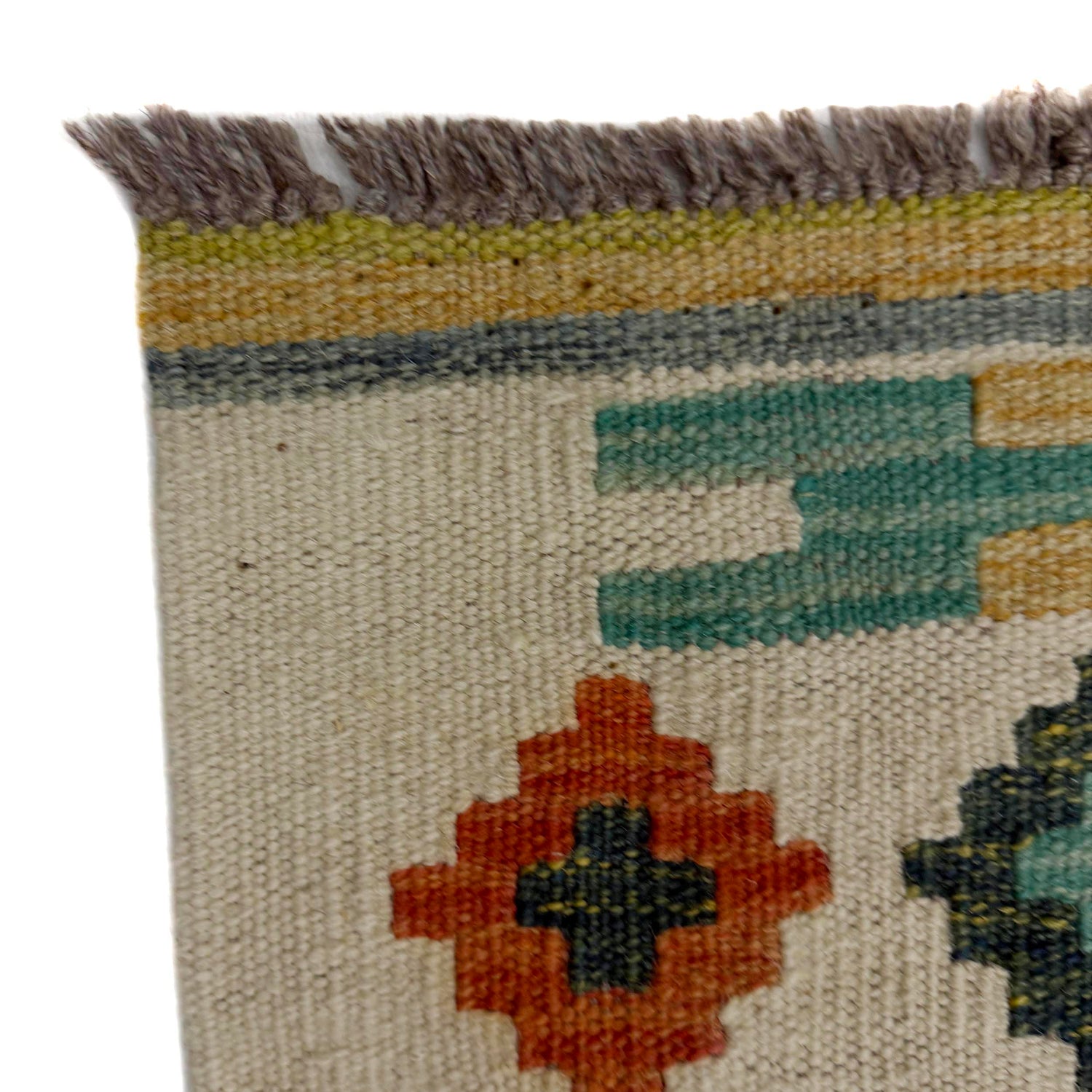 Handmade Multi Kilim Geometric 4x7 ft