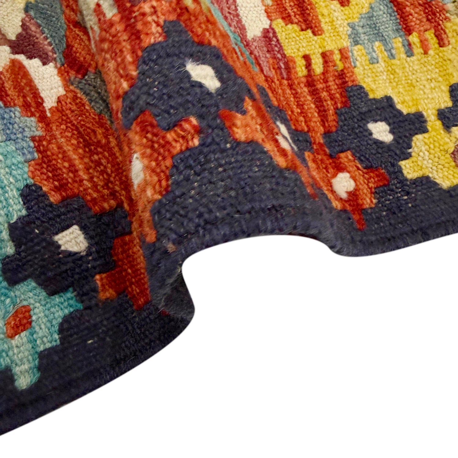 Handmade Multi Kilim Geometric 5x8 ft
