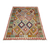 Handmade Multi Kilim Geometric 5x8 ft
