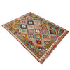 Handmade Multi Kilim Geometric 5x8 ft