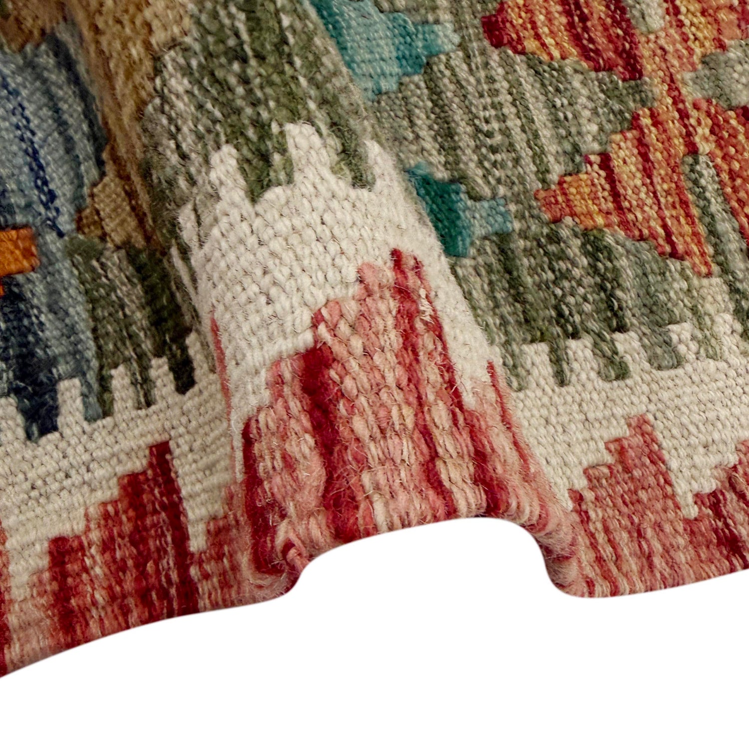 Handmade Multi Kilim Geometric 5x8 ft